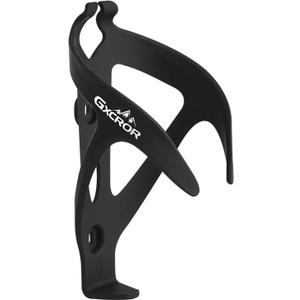 GXCROR Bike Water Bottle Holder, Durable Non-Slip Lightweight Universal Bicycle Bottle Cage for Mountain/Road Cycling Accessories (Black*1)