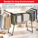 Foldable Clothes Drying Rack | Heavy Duty | 66 lb Capacity | Space Saving, Large