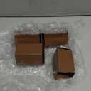 Risbay 4 Pack 2 inch Bed Risers,Furniture Table Sofa Lift,Furniture Risers,Heavy Duty Square Supports with Felt Pad-Support 1100 LBS Per Leg-Brown(Width 1.6"-Adds 2" Height) : Tools & Home Improvement