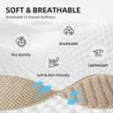 Ultra-Soft Stretchy Nylon Sport Band Compatible with WHOOP 5.0, One, Peak & Life | Adjustable, Breathable, & Sweat-Wicking Replacement Wristbands for Men & Women | NOT for Gen 4