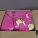 Windyun 16Pcs Kids Slumber Party Supplies -4 Kids Air Mattress with White Fitted Sheet, Breakfast in Bed Tray and Blanket,Foldable Table Toddler Inflatable Bed for Sleepover Slumber Party Teepee Tent