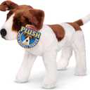 Melissa & Doug Giant Jack Russell Terrier - Lifelike Stuffed Animal Dog (Over 12 inches Tall), 16.55 x 15.75 x 6.3