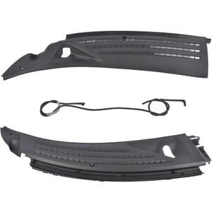 Left Driver Side & Right Passenger Side Windshield Wiper Cowl Panel Grille Set, Replacement for Ford F150 2009-2014, Part#. BL3Z15022A68A BL3Z15022A69A BL3Z-15022A68-A BL3Z-15022A69-A