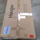 Huuger Computer Desk, 70 Inch Office Desk, Gaming Desk with Storage, Writing Desk Work Desk for Home Office, Study, Long Simple Desk, Large Legroom, Metal Frame, White