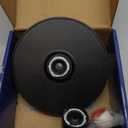 High Pressure Shower Head - Anti-Clogging Silicone Nozzles - 2.5 GPM Removable Restrictor - Easy Clean Adjustable Replacement - easy to install with Plumbers Tape - 6 inch - Oil Rubbed Bronze Finish