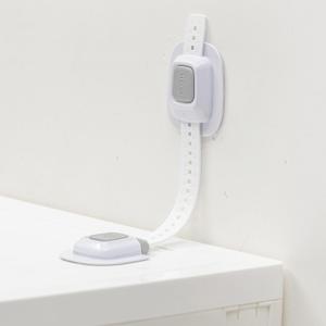 YEYA No Drill Anti tip Furniture Adjustable Straps Wall Anchors for Baby proofing (Upgraded 2P)