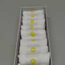 WANDER No Show Socks 10 Pack Cotton Non Slip Low Cut Invisible Loafer Socks Men&Women Boat Liner(10 Pairs White, Sock Size:12-14)