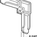 Prime-Line MP7729-50 Screen Frame Corner, 5/16 In. x 3/4 In., White Plastic (50 Pack)