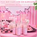 2Pack 12 Pcs Coquette Bow Drink Stirrers Acrylic White Pink Cocktail Stick Bow Stirrer Swizzle Sticks Stirrer for Coquette Party Bachelorette Party Supplies for Girls Bridal Wedding Decorations