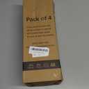 Wooden Furniture Bed Risers - 3 Inch Circle Heavy Duty Furniture Height Extenders Lifts for Sofa Couch Desk Chair Table Base Raising Space, Convenient Store and Cleaning, Pack of 4