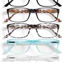 Gaoye Professional Reading Glasses for All Day - Computer Readers with Blue Light Protection - Value Pack 5 pack