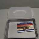 USA Pan 1117RCLD-ST-1 Bakeware Nonstick Rectangular Pan with Lid, 9x13-Inches,White