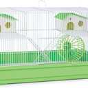 Prevue Hendryx SP2060G Deluxe Hamster and Gerbil Cage, Lime Green,11 INCHES