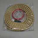 Leinuosen Flexible Molding Trim Peel and Stick for Walls Decorative Bead Pearl DIY Wall Trim for Bathroom Mirror Frame Border Backsplash Ceiling Cabinet TV Wall Edge (Wood,10ft /20 mm)