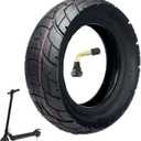 80/65-6 10x3 255x80 Off Road Tubeless Tire, 10 Inch Electric Scooter Replacement tire, With Tire Air Valve, for Nanrobot D4+/D5+/D6+/Apollo Pro/Varla Eagle One Electric Scooter