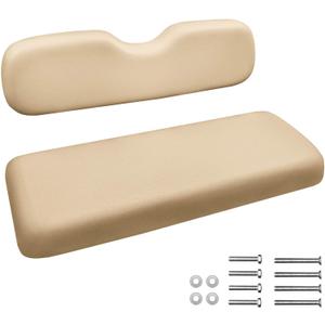Universal Golf Cart Replacement Rear Seat for EZGO/Club Car/Yamaha Golf Cart Seats, Including Seat Cushion and Backrest Pad,Fit Flip Rear Seats