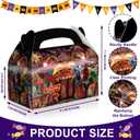 Maijoeyy 16 Pack Halloween Treat Boxes Horror Circus Halloween Goodie Boxes Scary Clown Trick or Treat Candy Boxes Classroom Exchange Party Favor Box Packs