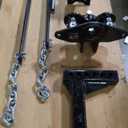 CURT 17050 Round Bar Weight Distribution Hitch with Integrated Lubrication, Up to 6K, 2-Inch Shank (6k lbs Capacity)