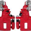 SCITOO Rear Left+Right Brake Calipers With Bracket 19-B2068 19-B2069 Compatible For Honda For Accord 1998-2007