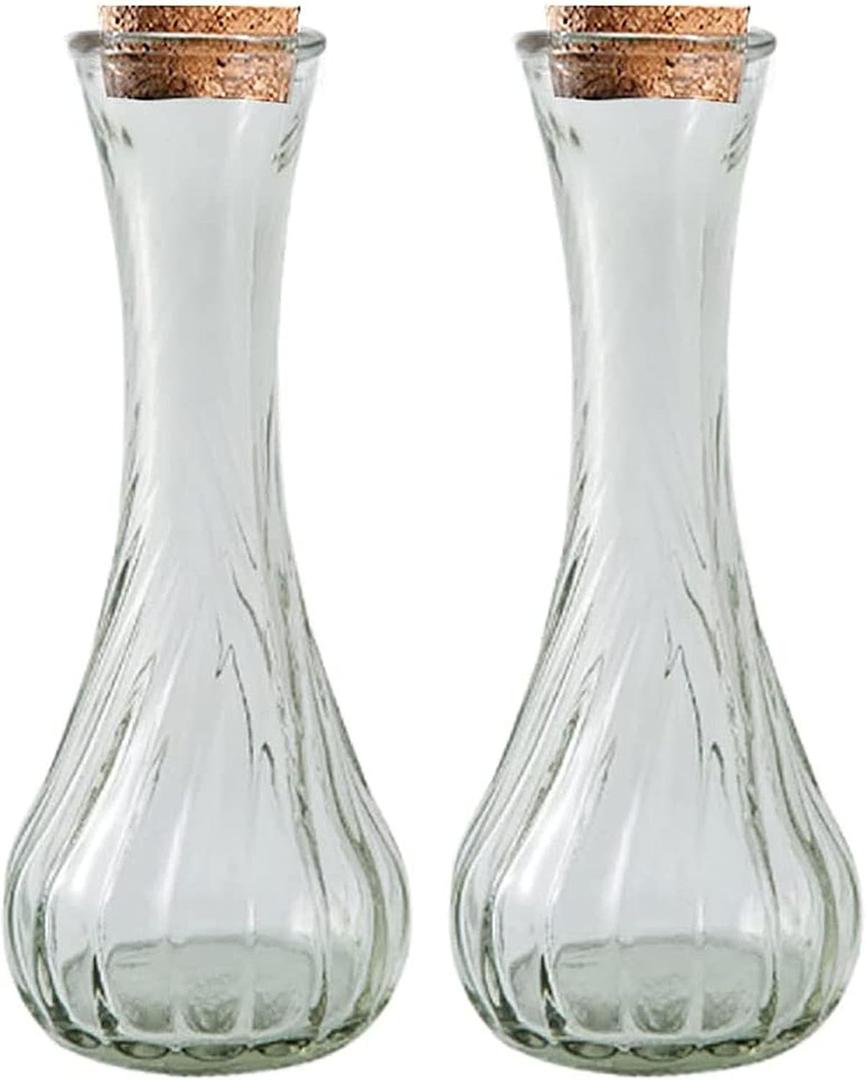 CHENGXINWENHUA Unity Sand Ceremony Set for Wedding Handmade Decorative Jars (2pc vase)