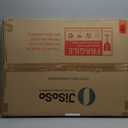 Brushed Nickel Bathroom Mirror 24x32 Inch, Brushed Silver Metal Frame Mirror Wall Mounted, Rounded Rectangle Bathroom Vanity Mirror, Tempered Glass, Anti-Rust, Horizontal/Vertical