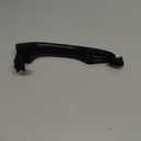 Exterior Door Handle Black Front with Finish Cap Fits Kia Optima 2011 2015 (Front Passenger Side)