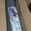 Yoga Mat Double-Sided Non Slip, 72'' x 32'' x 7mm - Extra Wide & Thick Yoga Mat for Women Men Kids, Professional TPE Yoga Mats for Home Workout, Yoga, Pilates and Floor Exercise, with Carrier Strap (Gray)