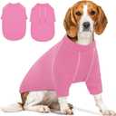 IECOii XL Dog Sweater,Fleece Dog Sweaters for Medium - Large Breeds,Stretchy Pullover Soft Pet Sweatshirt with Sleeve,Lightweight Fleece Doggy Vest for Beagle,Poodle,Cocker Spaniel, Blue,X-Large (X-Large(Chest:21.65 in))