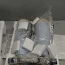 23.75inch Light Blue Modern Ceramic Bedside Lamp Set of 2 with 5FT Cord for Bedroom Decor Farmhouse Table Lamp for Living Room Office Dorm