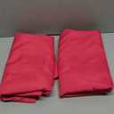 HolidayIdeas 2 Pack Fitted Tableclothes - 48 x 24 Inch - Fuchsia/Hot Pink Rectangle Tablecloths for 4 Foot Tables, Polyester Fabric Table Covers for Folding Table, Parties, Baby Shower, Trade Show