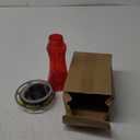 Hummingbird Feeders for Outdoors, Durable Hanging Humming Birds Feeders with 6 Bee Guard Feeding Ports & Built-in Ant Moat, Easy to Clean, Ideal for Garden Decor, 18 OZ, (1, Red)