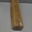 White Shower Curtain Rod, 1 Inch Diameter Stainless Steel Adjustable Spring Tension Rods 32 to 68", with Holders, Anti-Slip, Curtain Rods No Drilling (1 Pack)