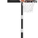 HEROPRO Kids Basketball Hoop Outdoor 3.2-7.2 Feet Adjustable, 29 Inch Premium PC Backboard and Enlarged Base, Portable Basketball Goal System for Kids/Youth/Teens in Pool/Driveway/Backyard/Indoor (Orange)