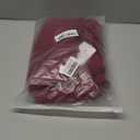 XXTAXN Women's Sexy Crew Neck Long Sleeeve Flowy Hem Cocktail Club Corset Mini Dress with Side Pocket L