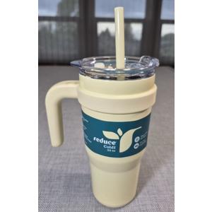 Reduce 24oz Cold1 Vacuum Insulated Stainless Steel Straw Tumbler French Vanilla
