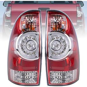Boine Tail Light Compatible With 20052015 Toyota Tacoma Pickup Driver and Passenger Side Rear Light Brake Lamps LED Lens  Bulb and Harness Included 8155004160 8156004160