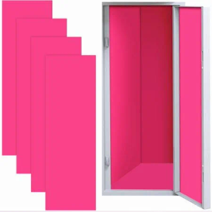 AmazingSpark 4 Pcs 36 x 12 Inches School Locker Magnetic Wallpaper Removable Locker Accessories Decor Wall Magnetic Sticker Trimmable Easy Install for Student School University Office(Rose Pink) AmazingSpark 4 Pcs 36 x 12 Inches School Locker Magnetic Wallpaper Removable Locker Accessories Decor Wall Magnetic Sticker Trimmable Easy Install for Student School University Office(Rose Pink)