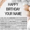 134 Pc DIY Letter Sign Kit for Customizable Happy Birthday Gender Reveal Balloon Arch Decorations Make Your Own Letter Sticker Kit for Birthday Party Baby Shower