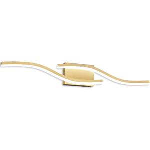 PRESDE 32 Inch LED Bathroom Vanity Light Bar, Modern Brushed Gold Wall Lighting Fixture Over Mirror Dimmable