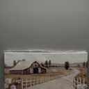 ForJoy Barn Painting Barn and White Flowers Wall Decor Farmhouse Old Barn Wall Art Rustic Wall Decor Ready To Hang (24"x16"x1 Panel)