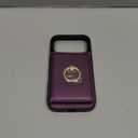 LOHASIC for iPhone 17 Pro Case Wallet with Card Holder, 360 Rotation Ring, RFID Blocking, 5 Card Slots, PU Leather 6.3" Cover for Apple 17 Pro Men Women, Purple