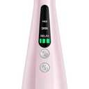 Red Light Therapy for Face & Neck, Skin Lifting & Firming - at Home Skin Care Face Sculpting Tool and Neck Massager-Pastel Pink (Single Head)