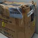 Retractable Garden Hose Reel 1/2"x130 ft, Automatic Hose Reel with 7 Pattern Nozzle,Any Length Lock Wall Mounted &180 Deg Swivel (Gray)