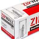 ZipWall PY50 Dust Barrier Plastic Sheeting, White 10ft x 50ft, 3 mil