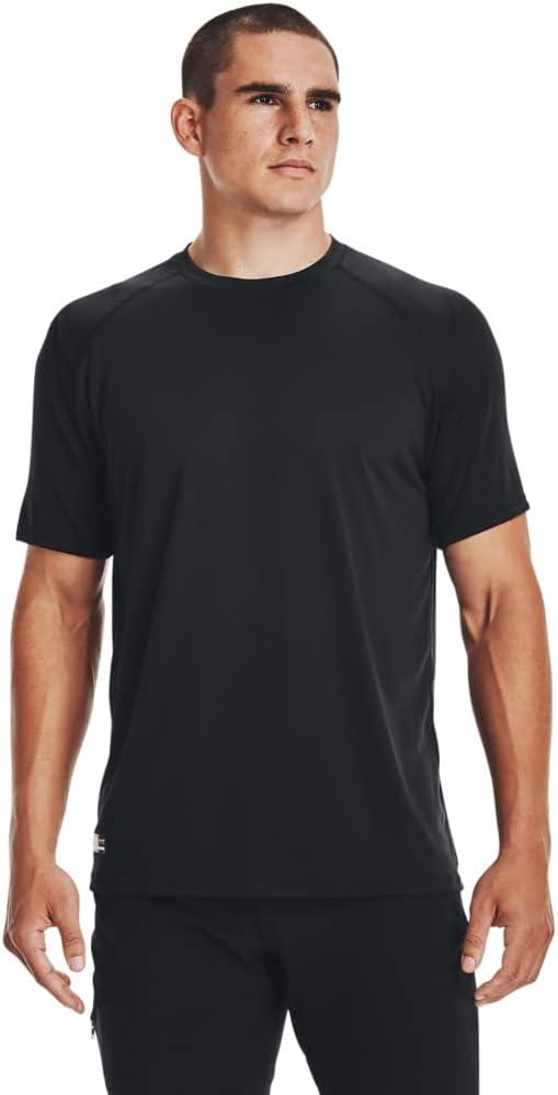 Under Armour Men's Tactical Tech T-Shirt (Large, Black/ Clear)