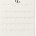 Karto Wall Calendar 2025-2026 - Vertical 11x17 inch July 2025 to December 2026 - Boost Your Productivity and Easy Planning with the Aesthetic Monthly Calendar - Beige (Large)