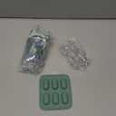 2 Pack Silicone Baby Fruit Feeder with Mini Freezer Tray, Breastmilk Popsicle Molds for Baby Teething Relief, Fresh Food Feeder for Safe Infant Self Feeding, Extra Food Pouches (Blue/Green)