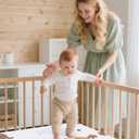 lasoftan Pack and Play Mattress - 38" x 26" Soft Breathable Portable Mattres Waterproof & Washable Perfectly fits Pack n Play