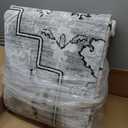 Machine Washable Rug Soft Pet Friendly Carpet 9X12 Gray