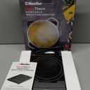 Mueller RapidTherm Portable Induction Cooktop, 1800W Hot Plate Electric Stove Top Burner. 8 Temp Levels, Auto-Off & Pot Detection, LED Display, Child Lock, 4 Programs, Burners for Cooking